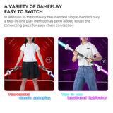 Vr Controllers For Beat Saber On Meta Quest 2 - Long Stick - Rear View
