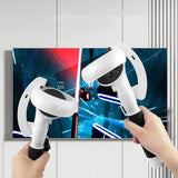 Vr Controllers For Beat Saber On Meta Quest 2 - Long Stick - Close-Up Angle