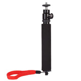 360 Degree Selfie Stick for Gopro Cellphone & Compact Cameras - 210mm to 525mm Length - Side View