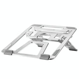 Adjustable Foldable Aluminum Laptop Stand - Portable Double Triangle Design - Front View
