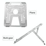 Adjustable Foldable Aluminum Laptop Stand - Portable Double Triangle Design - Extra Image