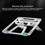 Adjustable Foldable Aluminum Laptop Stand - Portable Double Triangle Design - Extra Image