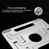 Adjustable Foldable Aluminum Laptop Stand - Portable Double Triangle Design - Extra Image