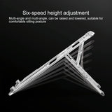 Adjustable Foldable Aluminum Laptop Stand - Portable Double Triangle Design - Extra Image