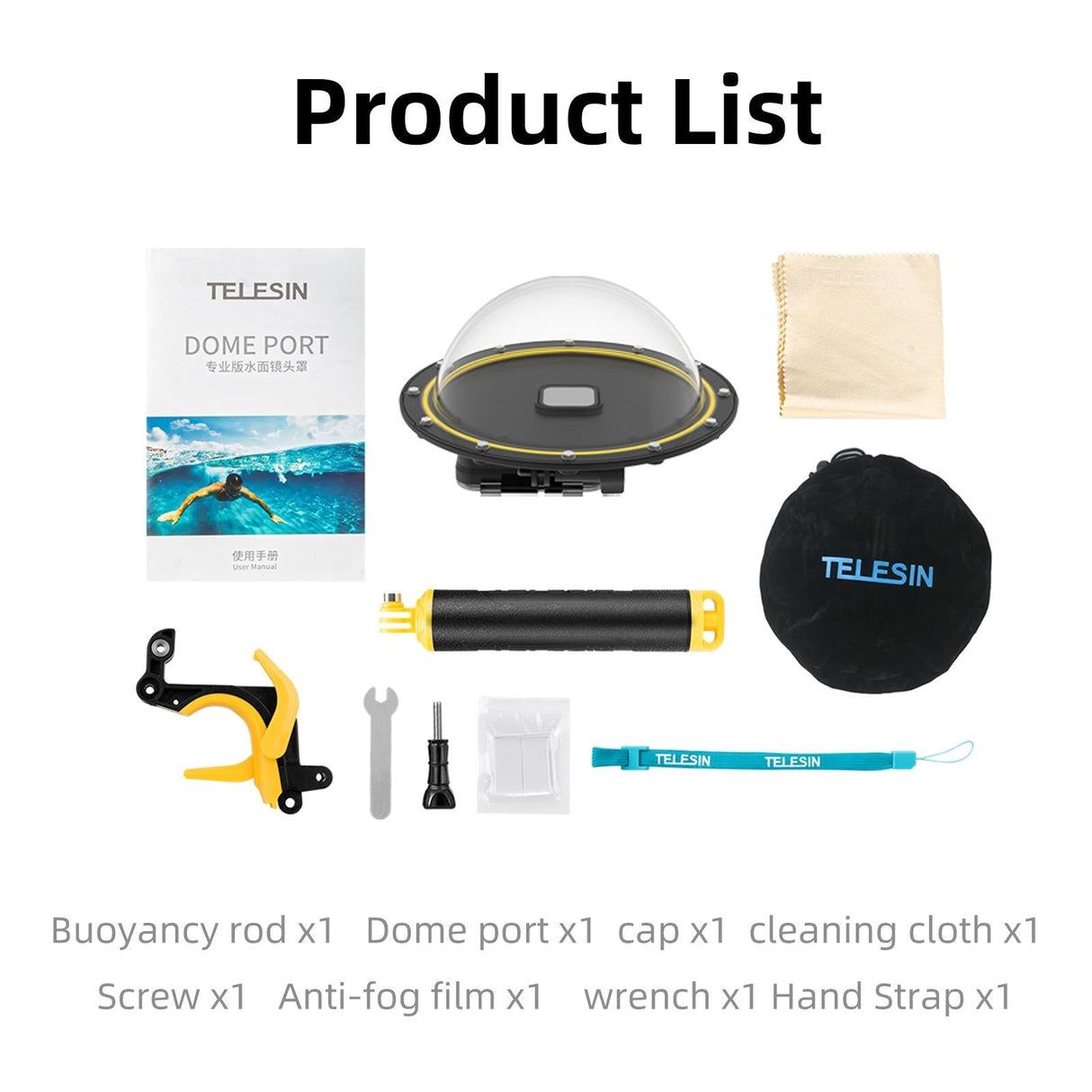 Waterproof Case for Gopro Hero11 / 10 / 9 - 30m Depth