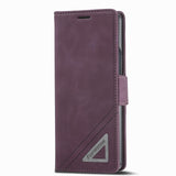 For Samsung Galaxy Z Fold4 5G Leather Dual Side Buckle Phone Cover - Black