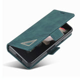 For Samsung Galaxy Z Fold4 5G Leather Dual Side Buckle Phone Cover - Black - Extra Image