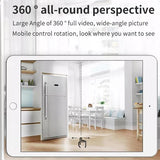 2.0Mp Wifi Light Bulb Camera With Motion Detection And Night Vision - Dual Light Source White - Rear View