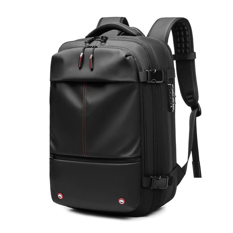 19 Inch Expandable Short Trip Luggage Bag For Men - Black