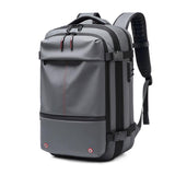 19 Inch Expandable Short Trip Luggage Bag For Men - Black - Side View