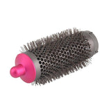 Black Red Dyson Airwrap Comb Attachment for Hair Dryer - Top-Down View