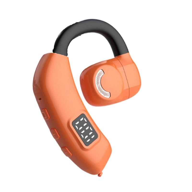 Wireless Earbuds with Digital Display and Stereo Sound - Black