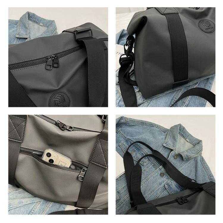 Travel-ready Waterproof Sports Bag for Fitness - Black