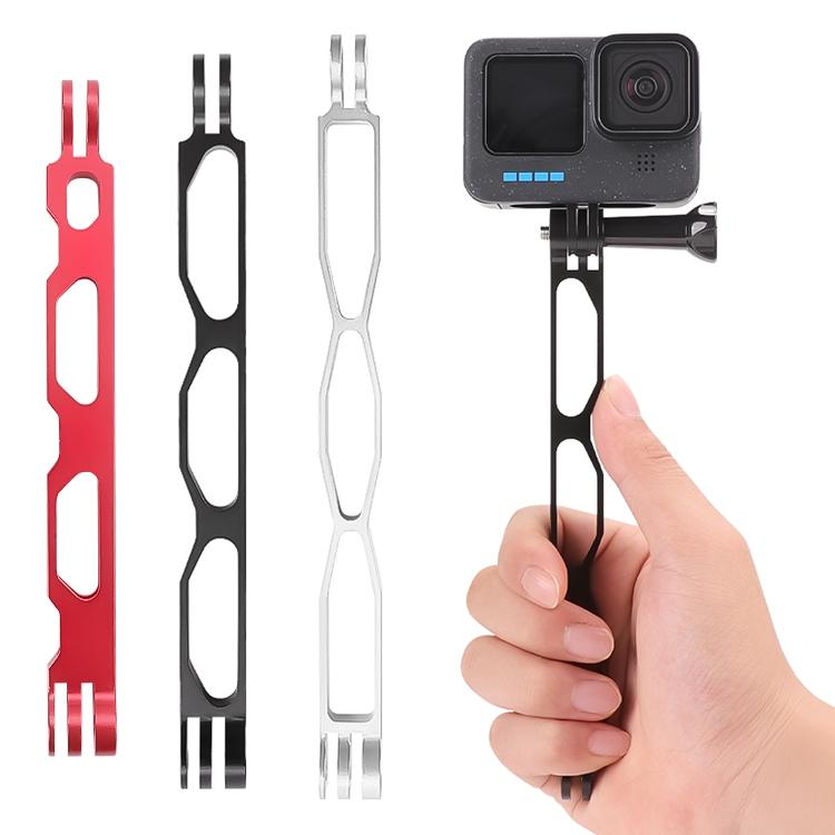 Aluminum Extension Arm with Hollow Grip - 20cm - Black