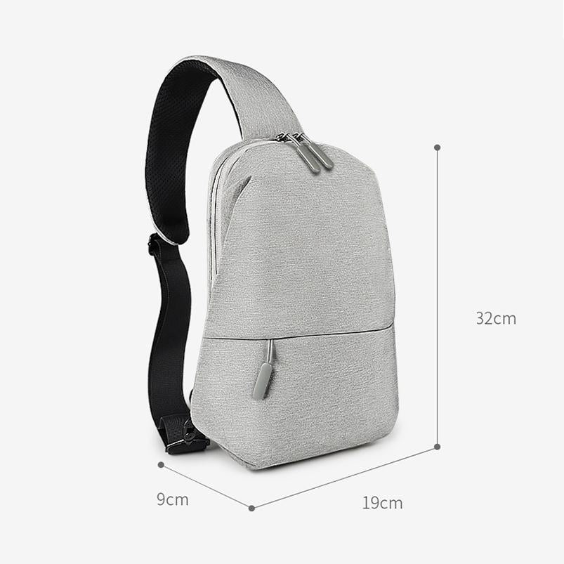 Adjustable Sports Chest Bag Lightweight & Versatile - Deep Grey
