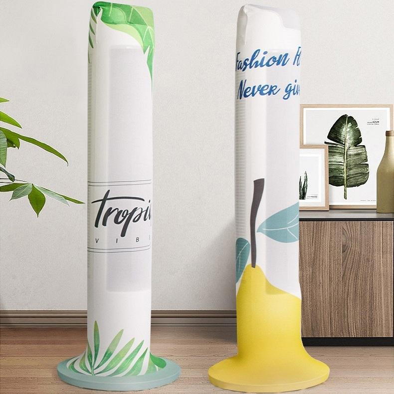 Universal Dust-proof Fan Cover - Size l Vertical - Green Leaf - S
