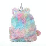 Teen Unicorn Backpack - Colourful for Travel - Pink - Front View