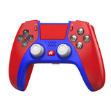 Wireless Dual-vibration Gamepad for Ps4 with Bluetooth and Six-axis Control Red - Front View