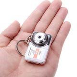 Ultra Mini Kids Camera with Key Ring - Hd Portable Tf Card Support - 45-Degree Angle