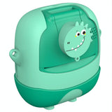 720P Hd Reversible Mini Digital Camera For Children - Cartoon Print - Pink - Front View