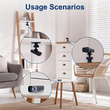 Smart Wifi Camera With Infrared Night Vision - 720P Black - Close-Up Angle