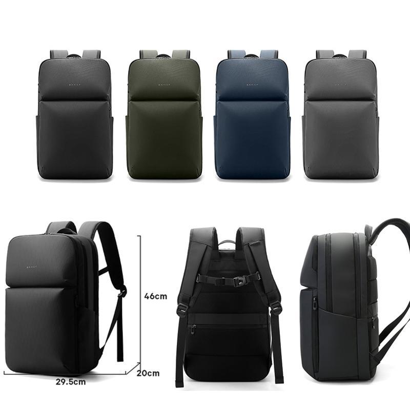 Large Capacity Business Shoulder Bag For Men - Gray
