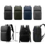 Large Capacity Business Shoulder Bag For Men - Gray