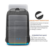 Large Capacity Business Shoulder Bag For Men - Gray - Close-Up Angle