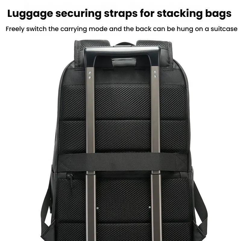 Large Capacity Business Shoulder Bag For Men - Gray