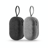 Protective Vr Storage Bag for Apple Vision Pro / Meta Quest 3 Glasses - Black - Top-Down View