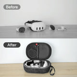 Protective Vr Storage Bag for Apple Vision Pro / Meta Quest 3 Glasses - Black