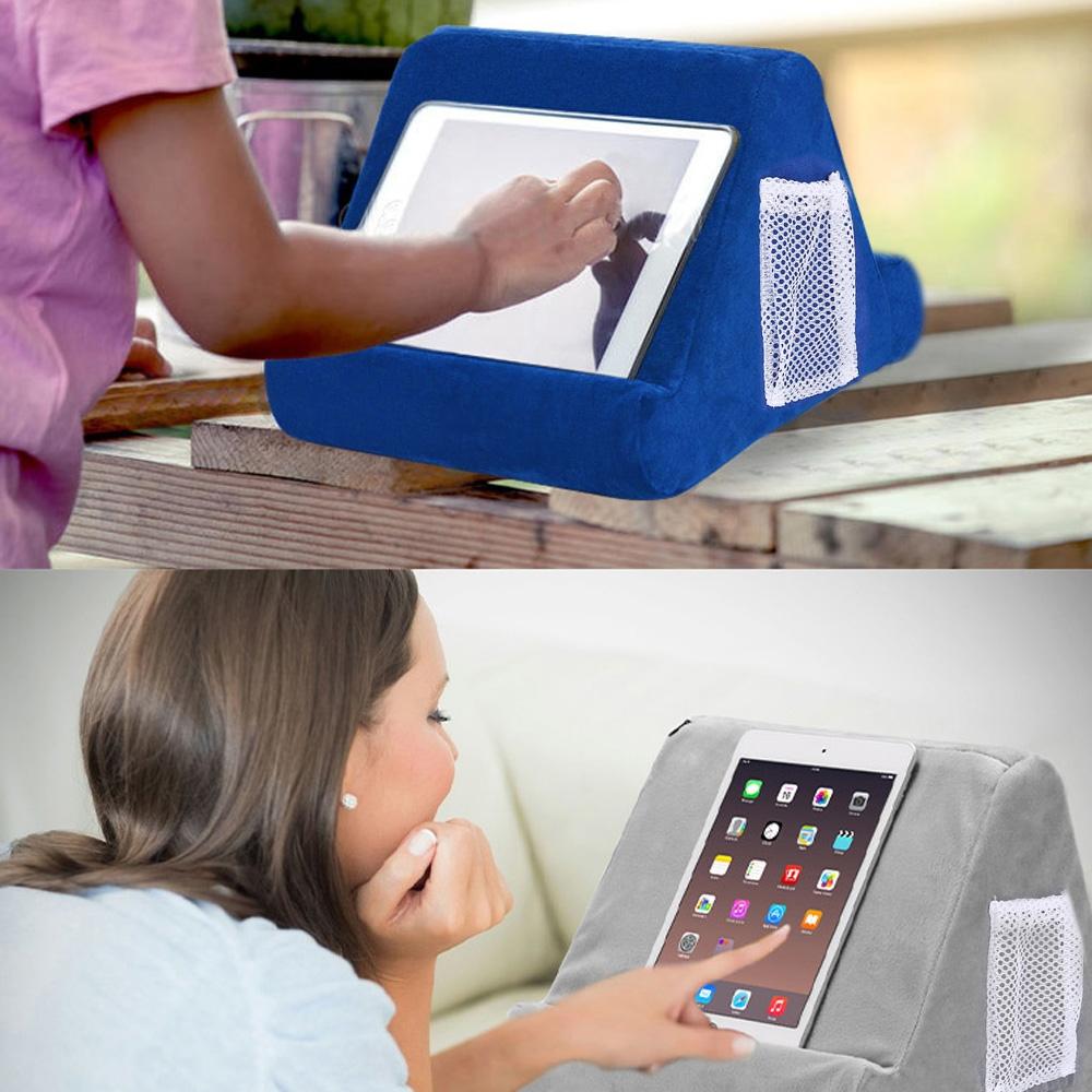 Versatile Laptop Rest Cushion with Cooling Pad - Lake Blue