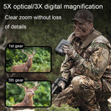 Portable Digital Night Vision Binoculars with 3-inch Hd Lcd Screen - Top-Down View