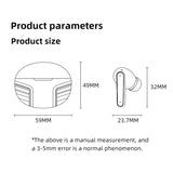 Wireless Noise-cancelling Earbuds with Charging Case - White - 45-Degree Angle