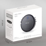 Smart Mini Sweeping Robot - Automatic Home Cleaning - White - Close-Up Angle