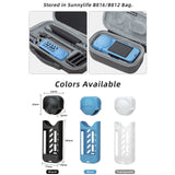 Silicone Shockproof Case and Lens Cover for Insta360 X4 by Sunnylife - Black - Lens Cover