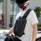 Waterproof Anti Theft Chest Bag For Men - Low Angle