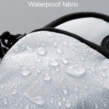 Reflective Cell Phone Arm Bag For Outdoor Fitness - Black - Top-Down View