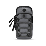 Reflective Cell Phone Arm Bag For Outdoor Fitness - Black