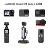 Universal Action Camera Mount for Gopro and Insta360 - 155g - Magnetic - Top-Down View