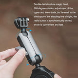 Universal Action Camera Mount for Gopro and Insta360 - 155g - Magnetic - Rear View