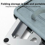Lenovo Desktop Laptop Stand - Thinkplus Xt10 - Silver - Low Angle