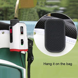 Lightweight Golf Rangefinder with Magnetic Buckle and Belt Clip - Black - Low Angle