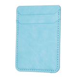 Frosted Card Bag Sticker For Mobile Phones - Dark Purple