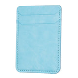 Frosted Card Bag Sticker For Mobile Phones - Dark Purple - Front View