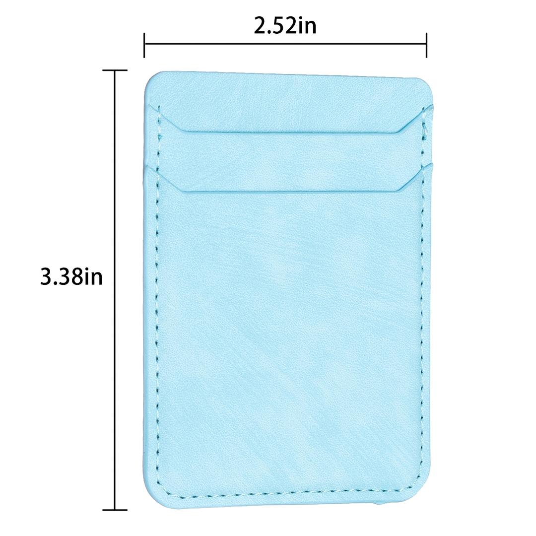 Frosted Card Bag Sticker For Mobile Phones - Dark Purple