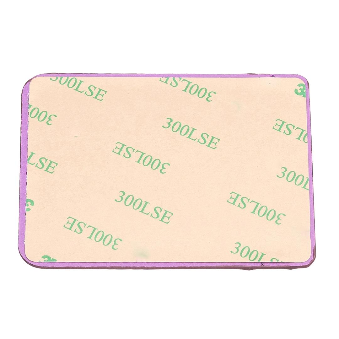 Frosted Card Bag Sticker For Mobile Phones - Dark Purple