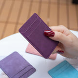 Frosted Card Bag Sticker For Mobile Phones - Dark Purple - Extra Image