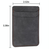 Frosted Card Bag Sticker For Mobile Phones - Dark Purple - Extra Image