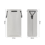 Complete Accessories Storage Bag For Dyson Hair Dryer - Black - Top-Down View